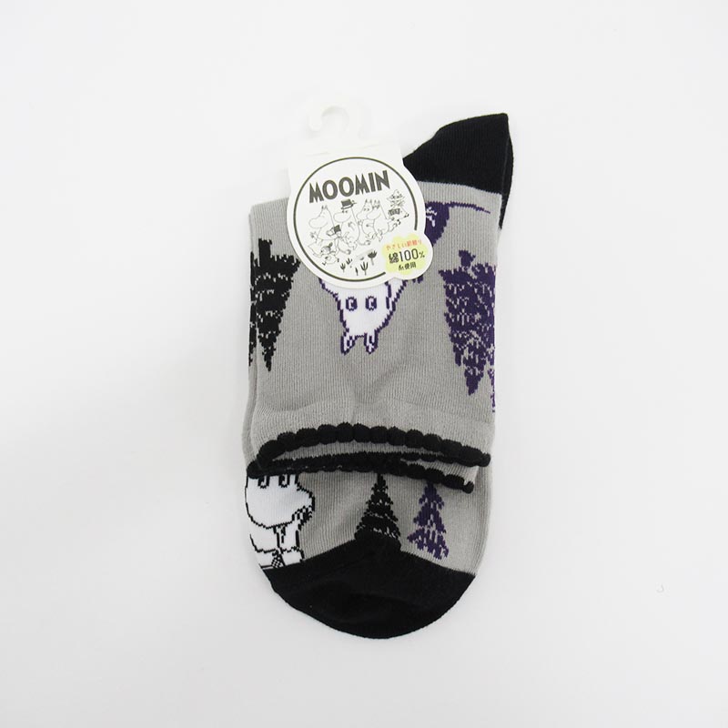 MOOMIN ムーミン ロークルーソックス ムーミン&ソフス GY /MNL753502-003